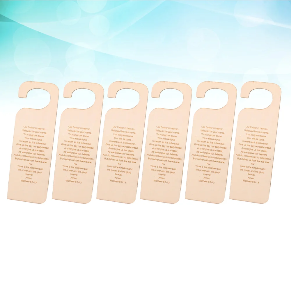 6pcs Door Hanging Ornament Glyph Door Pendant Home Decoration Party Supplies for Hotel Mall Office (Khaki)
6pcs Door Hanging Ornament Glyph Door Pendant Home Decoration Party Supplies for Hotel Mall Office (Khaki)