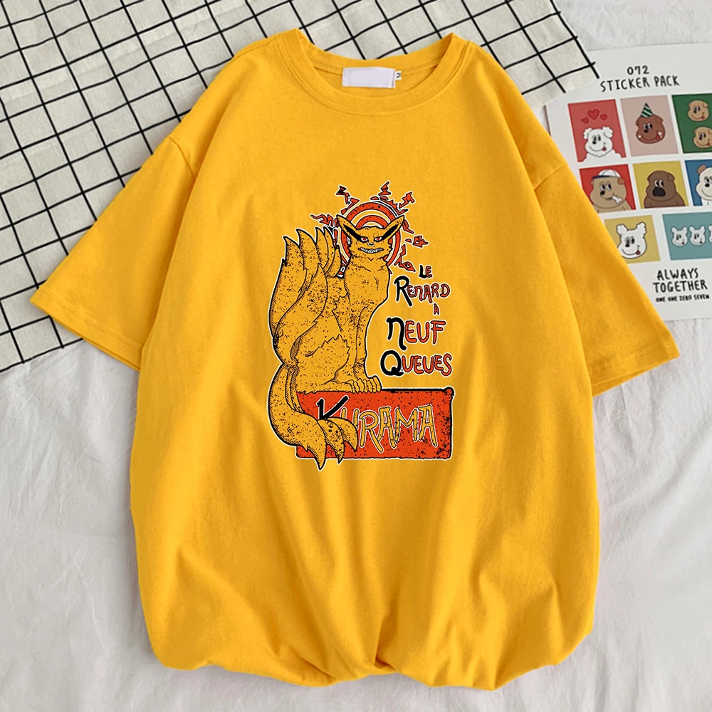 Le Renard Kurama Cartoons Printing Man T-Shirts Vogue S-Xxxl Tshirt Street Casual T Shirt Sport Oversized Male Short Sleeves
Le Renard Kurama Cartoons Printing Man T-Shirts Vogue S-Xxxl Tshirt Street Casual T Shirt Sport Oversized Male Short Sleeves
