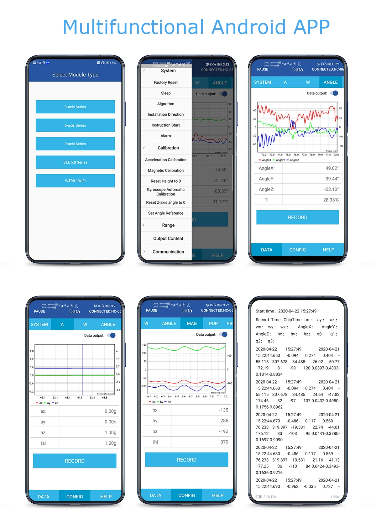 Bluetooth компас BWT901CL AHRS акселерометр + гироскоп Угол магнитометр (XYZ 200 Гц MPU9250) для