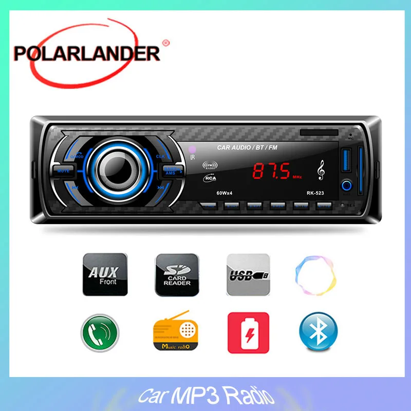 RK-523 стерео аудио MP3 плеер 4 колонки для автомобиля DC12V черный FM Функция Поддержка USB/SD/Card Reader Bluetooth
RK-523 стерео аудио MP3 плеер 4 колонки для автомобиля DC12V черный FM Функция Поддержка USB/SD/Card Reader Bluetooth