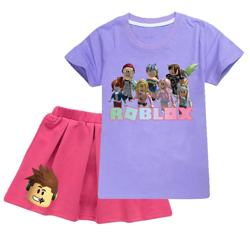 Лето 2021, одежда ROBLOXing для маленьких девочек, наряды из 2 предметов, детская одежда, футболка с круглым вырезом для девочек + короткое платье пр...
Лето 2021, одежда ROBLOXing для маленьких девочек, наряды из 2 предметов, детская одежда, футболка с круглым вырезом для девочек + короткое платье пр...