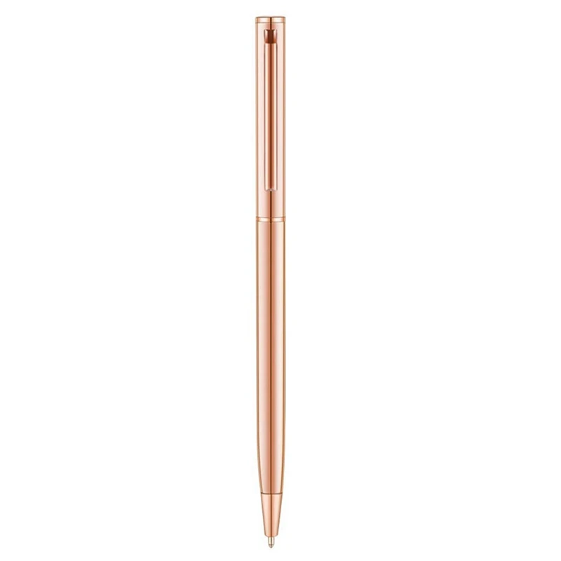 Slim Metallic Retractable Ballpoint Pens - Rose Gold with Push Pins Binder Clips Paper Clips Map Tacks Sets
Slim Metallic Retractable Ballpoint Pens - Rose Gold with Push Pins Binder Clips Paper Clips Map Tacks Sets