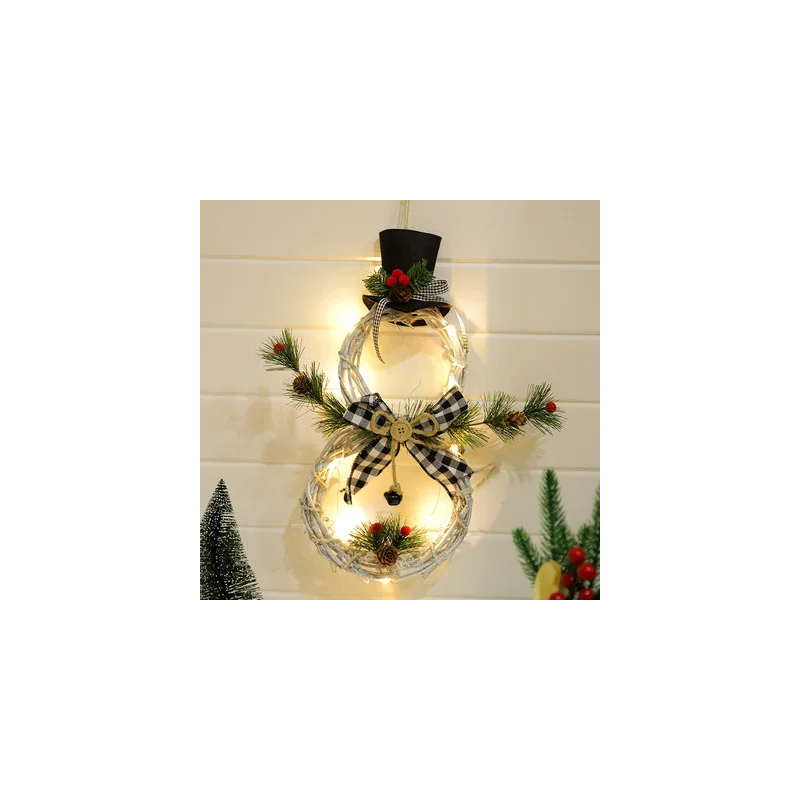 Christmas Pendant Xmas Vine Ring With LED Light Christmas Wreath Xmas Tree Door Garland Hanging Decor Party Pendant
Christmas Pendant Xmas Vine Ring With LED Light Christmas Wreath Xmas Tree Door Garland Hanging Decor Party Pendant
