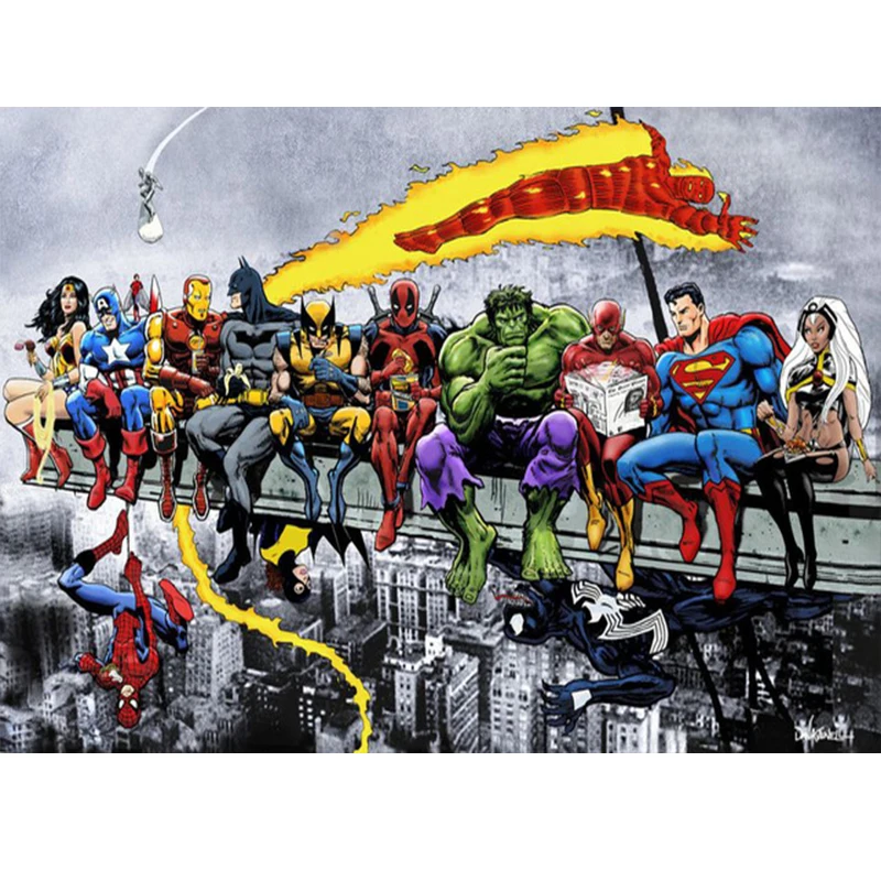 Алмазная живопись, забавная 5D Вышивка из страз Marvel Мстители, супергерой, Алмазная мозаика, стразы, искусство, домашний декор
Алмазная живопись, забавная 5D Вышивка из страз Marvel Мстители, супергерой, Алмазная мозаика, стразы, искусство, домашний декор