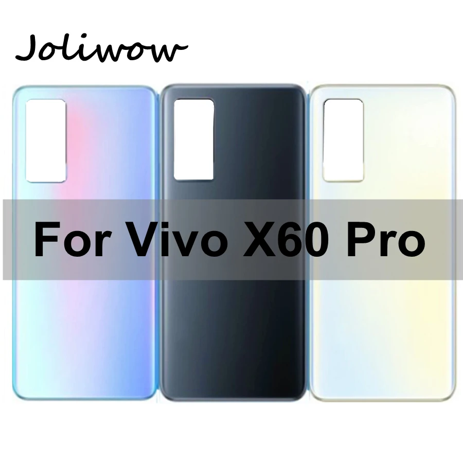 

6.56 inch For Vivo X60 Pro Back Battery Cover 3D Glass Battery Door Housing Case for Vivo X 60 PRO V2046 Battery Cover