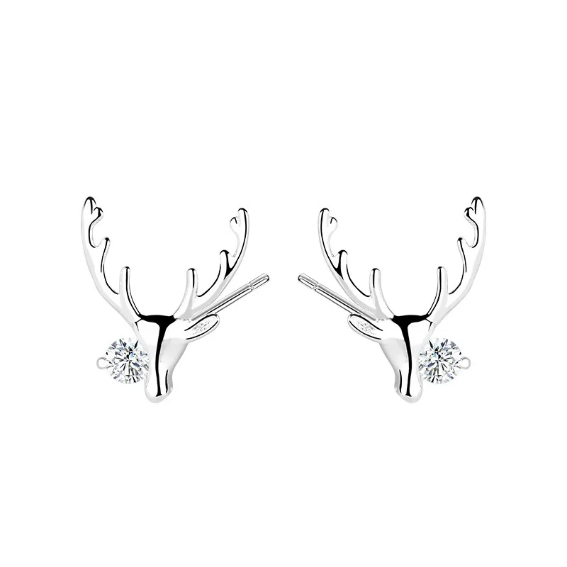 New Trend Simple Copper Set Zircon Small Elk Earrings Boutique High-Grade Antler Earrings Wholesale Christmas Gifts
New Trend Simple Copper Set Zircon Small Elk Earrings Boutique High-Grade Antler Earrings Wholesale Christmas Gifts