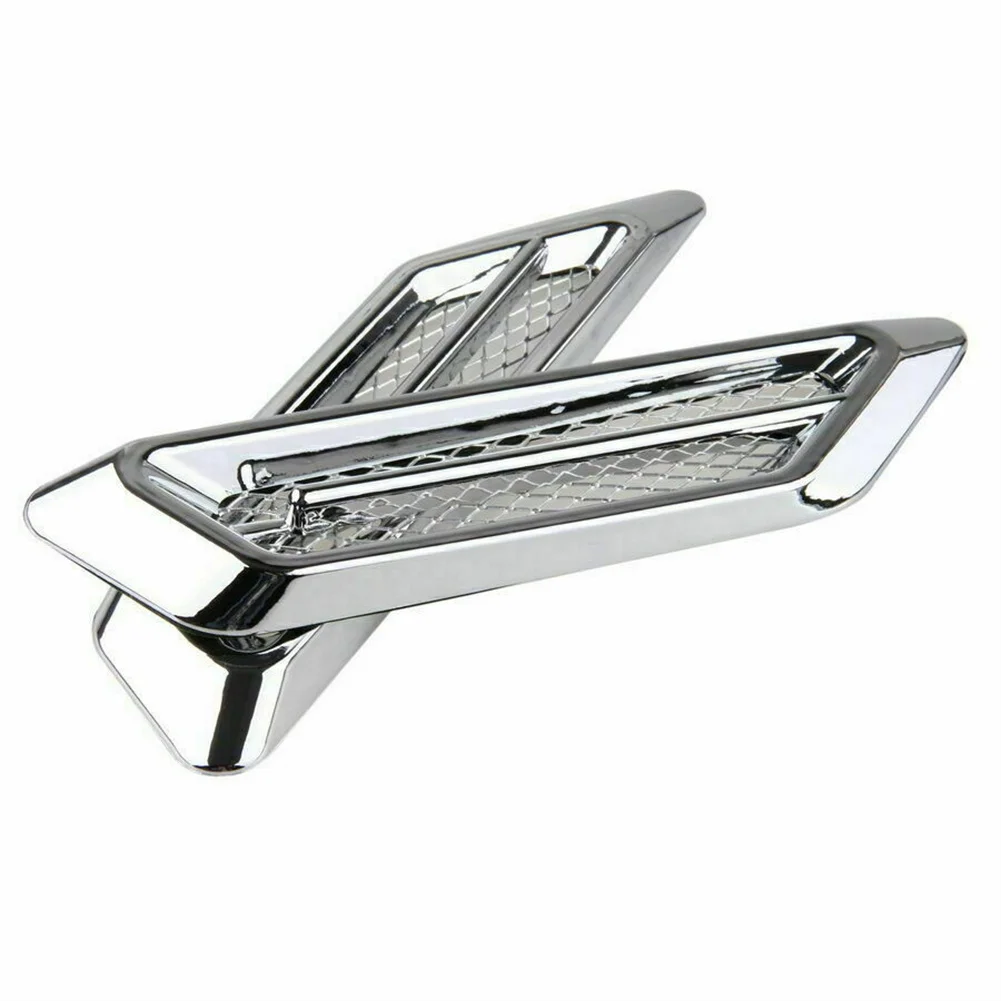2pcs Car Side Chrome Hood Air Flow Fender Vent Intake Sticker Decoration Universal Exterior Accessories High Quality Parts
2pcs Car Side Chrome Hood Air Flow Fender Vent Intake Sticker Decoration Universal Exterior Accessories High Quality Parts