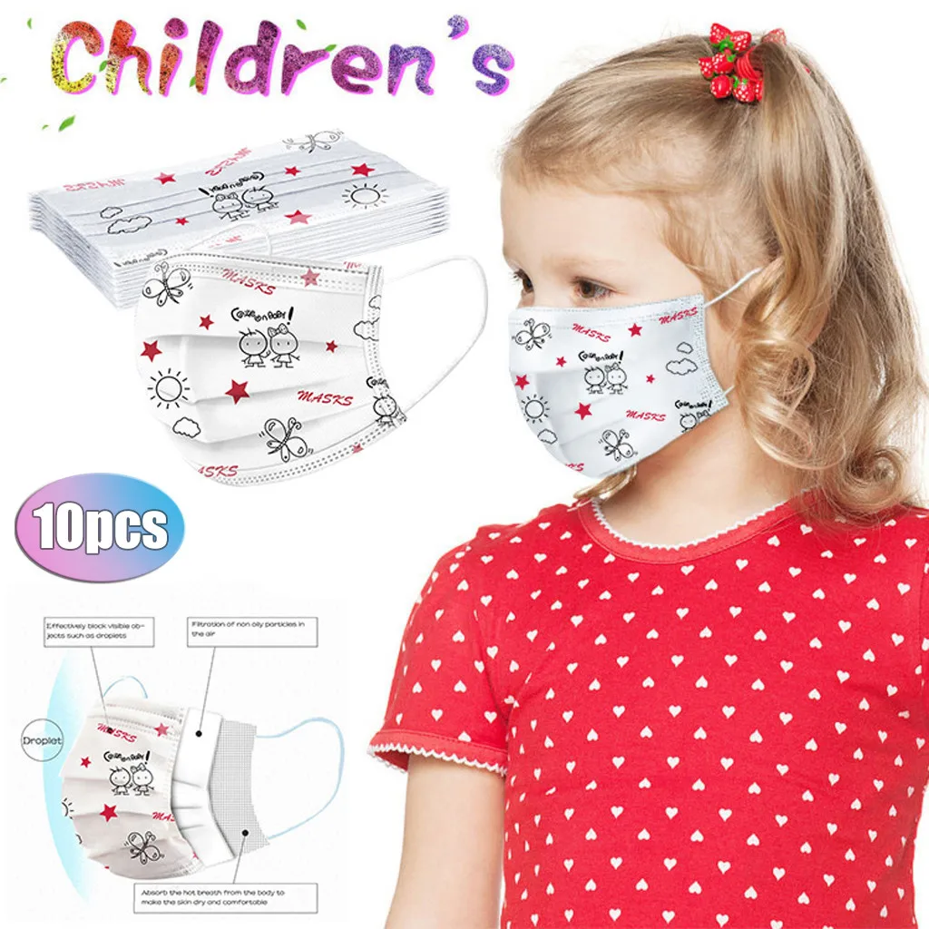 10-100PC Disposable Children Face Mask Cartoon Printed Soft Skin-friendly Disposable Mouth Mask Boy Girl Halloween Mascarilla
10-100PC Disposable Children Face Mask Cartoon Printed Soft Skin-friendly Disposable Mouth Mask Boy Girl Halloween Mascarilla