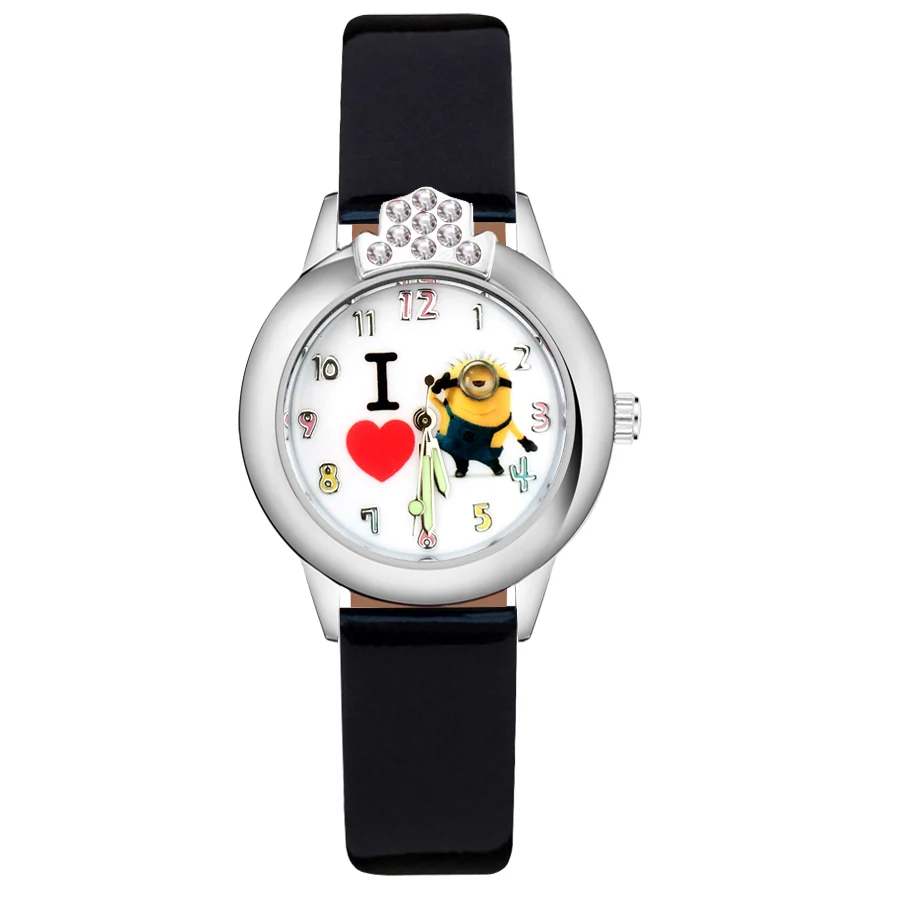 Cartoon Cute Crystal style Children's Watches Kids Student Girls Quartz Leather strap Wrist Watch Clock JK82
Cartoon Cute Crystal style Children's Watches Kids Student Girls Quartz Leather strap Wrist Watch Clock JK82
