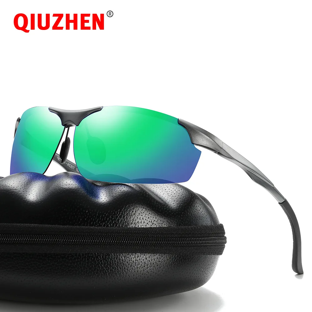 Men's Sports Polarized Sunglasses Wholesale Aluminum Semi-Rimless Polarised Sun Glasses for Men Driving Polaroid Sunglass 5007 
Men's Sports Polarized Sunglasses Wholesale Aluminum Semi-Rimless Polarised Sun Glasses for Men Driving Polaroid Sunglass 5007