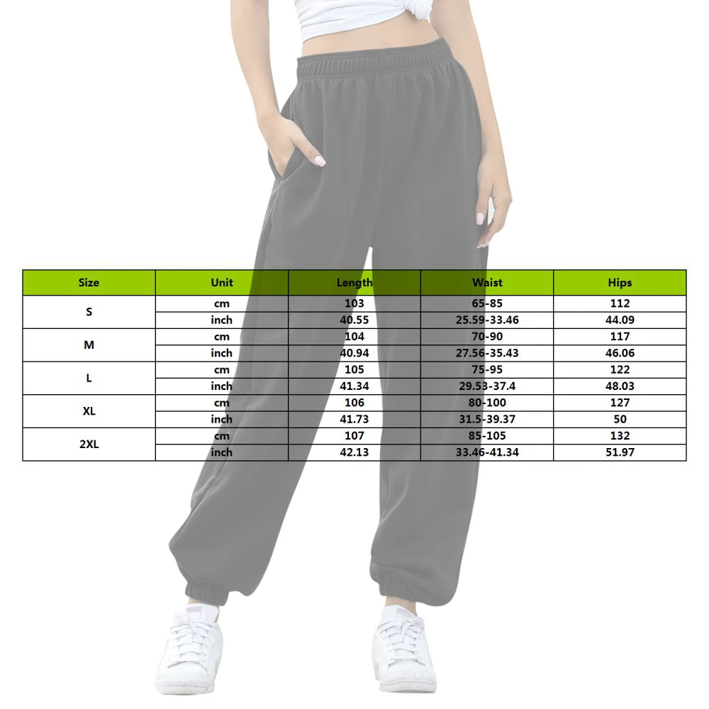 Women Casual Sweatpants Loose Elastic Waist Sports Pants Solid Sweatpants Baggy Ankle-length Trousers Black Gray High Waist 2020 
Women Casual Sweatpants Loose Elastic Waist Sports Pants Solid Sweatpants Baggy Ankle-length Trousers Black Gray High Waist 2020