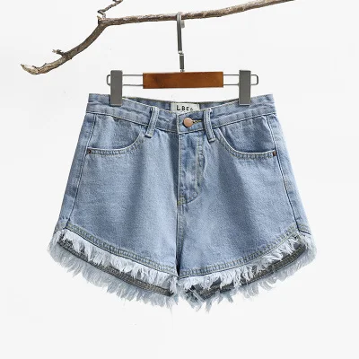 2021 New Jeans Chic Korean Style Slim High Waist Shorts Denim Shorts Women's Summer Fringe Fringed Shorts Women's Pants
2021 New Jeans Chic Korean Style Slim High Waist Shorts Denim Shorts Women's Summer Fringe Fringed Shorts Women's Pants