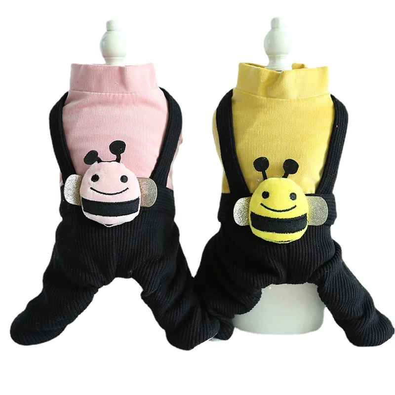Winter Cat Dog Clothes Lovely Little Bee Dog Rompers Dog Jumpsuit Pet Costumes XS Puppy Clothing Teddy Corgi Poodle dog Clothes
Winter Cat Dog Clothes Lovely Little Bee Dog Rompers Dog Jumpsuit Pet Costumes XS Puppy Clothing Teddy Corgi Poodle dog Clothes