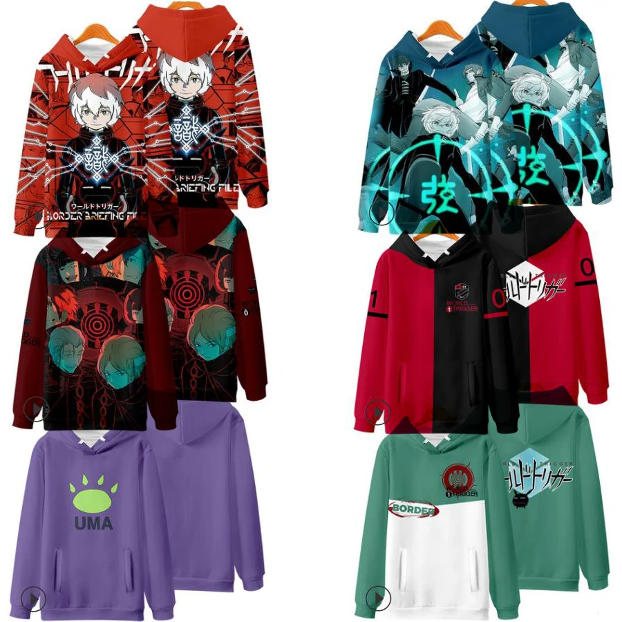 Japan Anime World Trigger Cosplay Hoodie Women Men Harajuku Sweatshirt Streetwear Hip Hop Pullover Hooded Jacket Male Tracksuit
Japan Anime World Trigger Cosplay Hoodie Women Men Harajuku Sweatshirt Streetwear Hip Hop Pullover Hooded Jacket Male Tracksuit