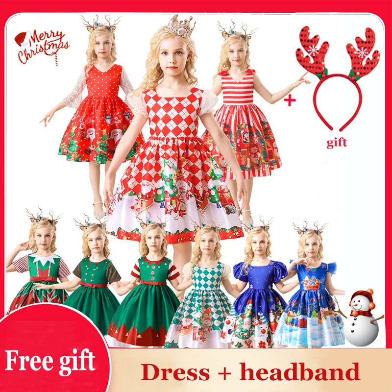 KEAIYOUHUO 2022 New Christmas Clothes Kids Party Dresses Catton Print Ball Gown Children Performance Dress For Girls 3-10 Year
KEAIYOUHUO 2022 New Christmas Clothes Kids Party Dresses Catton Print Ball Gown Children Performance Dress For Girls 3-10 Year