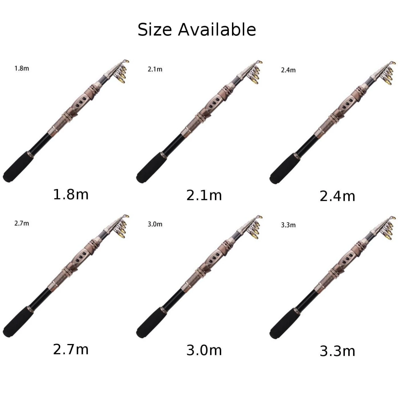 Retractable Fishing Rod Long Shot Sea Rod Road Rod Durable Corrosion-resistant Carbon Rod 1.8m 2.1m 2.4m 2.7m 3.0m 3.3m
Retractable Fishing Rod Long Shot Sea Rod Road Rod Durable Corrosion-resistant Carbon Rod 1.8m 2.1m 2.4m 2.7m 3.0m 3.3m
