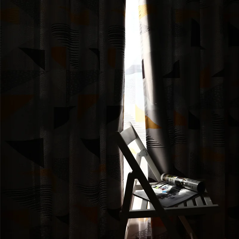Geometric Triangles Printed Blackout Curtains For Kids Boys Bedroom Colorful Cartoon Window Drapes Sheer Tulle Cortinas ZH215F5
Geometric Triangles Printed Blackout Curtains For Kids Boys Bedroom Colorful Cartoon Window Drapes Sheer Tulle Cortinas ZH215F5