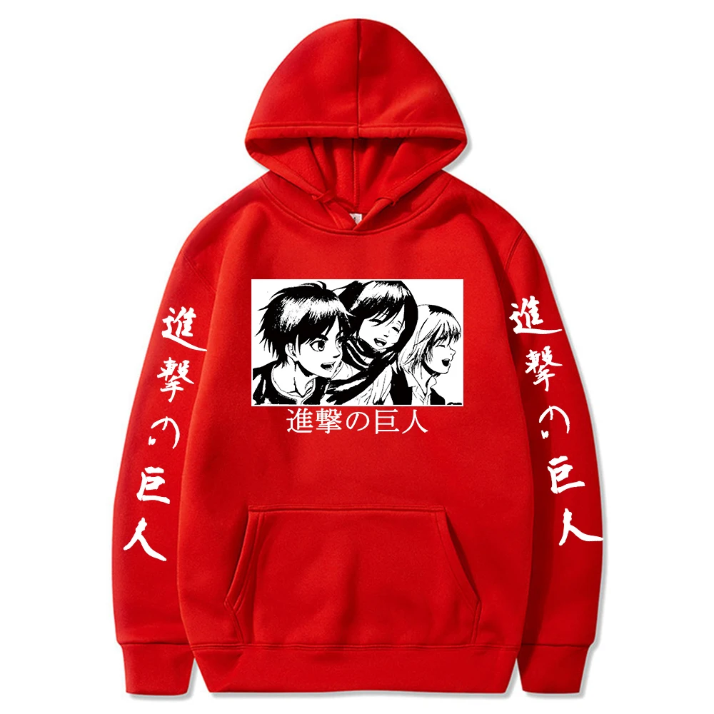 Толстовка с капюшоном Vogue Attack on titan mikasa ackerman, Мужская Уличная одежда в стиле Харадзюку с принтом и длинными рукавами, карамельных цветов
Толстовка с капюшоном Vogue Attack on titan mikasa ackerman, Мужская Уличная одежда в стиле Харадзюку с принтом и длинными рукавами, карамельных цветов