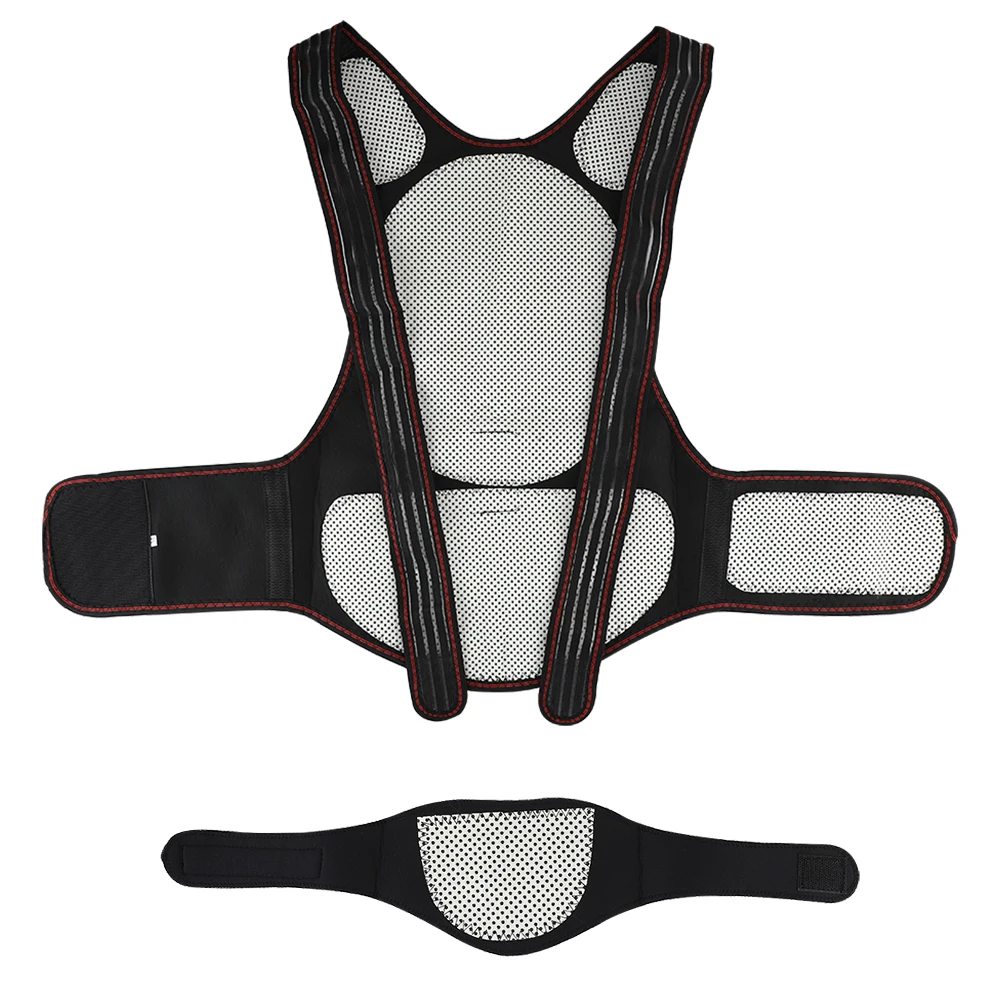New Tourmaline Self-heating Brace Support Belt Back Posture Corrector Spine Back Shoulder Lumbar Pain Relief Posture Correction
New Tourmaline Self-heating Brace Support Belt Back Posture Corrector Spine Back Shoulder Lumbar Pain Relief Posture Correction