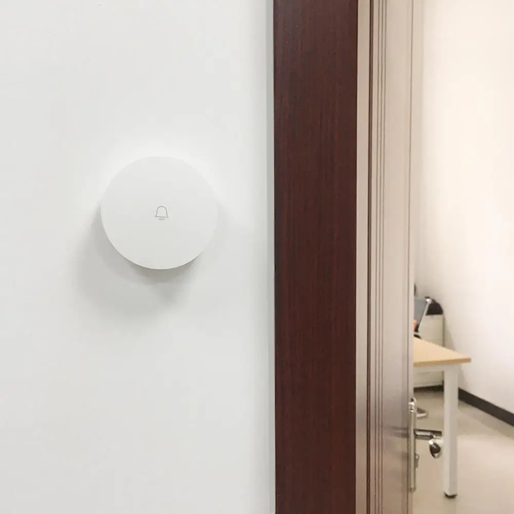 Xiaomi Mijia Linptech wifi самогенерирующийся беспроводной дверной звонок работает с