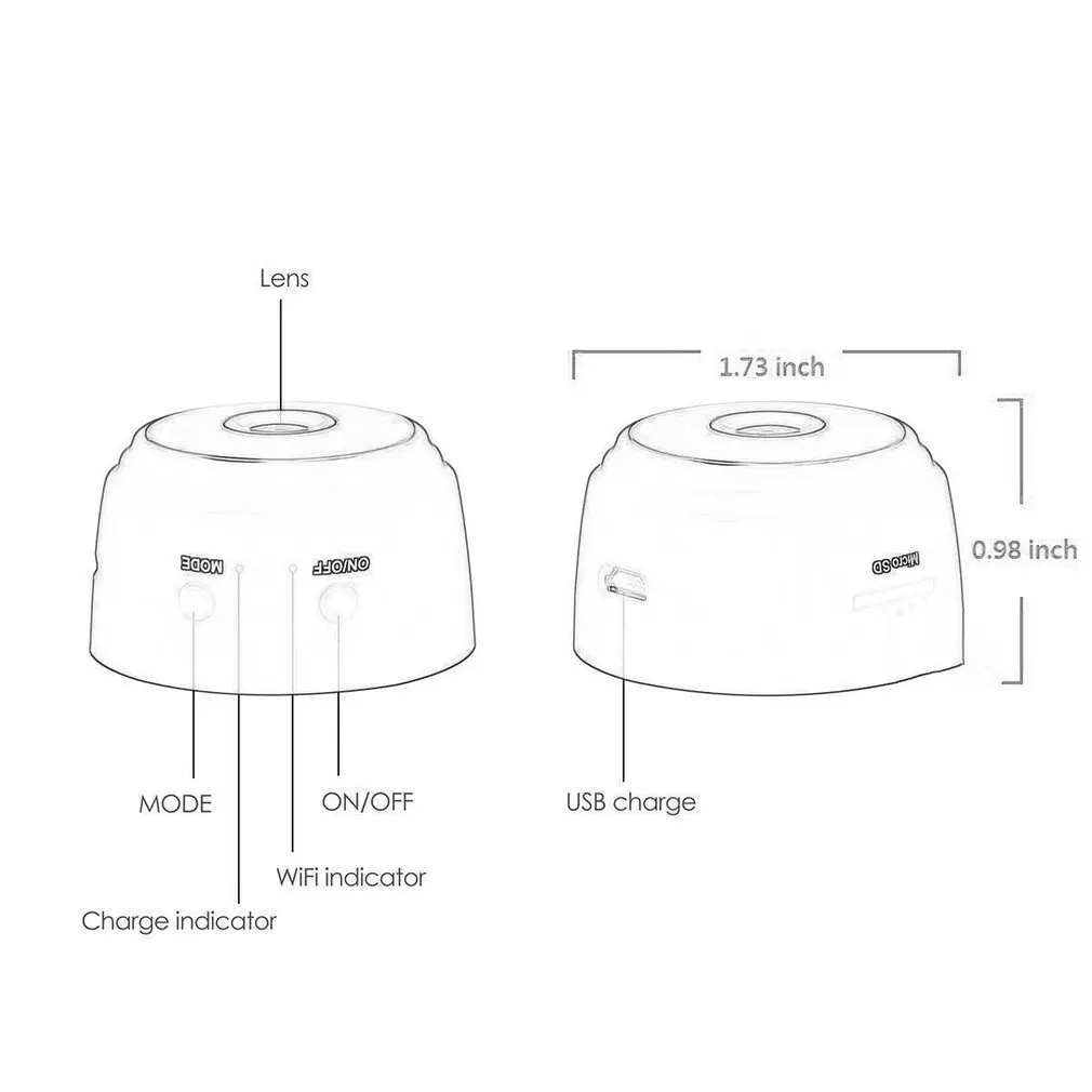 1080p High Definition Mini Camera Wireless Wifi Security Remote Control Surveillance Night Vision Mobile Detection Camera 
1080p High Definition Mini Camera Wireless Wifi Security Remote Control Surveillance Night Vision Mobile Detection Camera