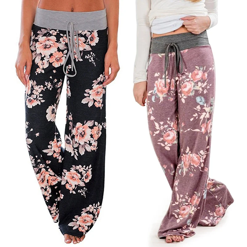 2 Pcs Women Trousers Wide Leg Pant High Waist Sweatpants Baggy Pants Size XXL, Black & Purple
2 Pcs Women Trousers Wide Leg Pant High Waist Sweatpants Baggy Pants Size XXL, Black & Purple