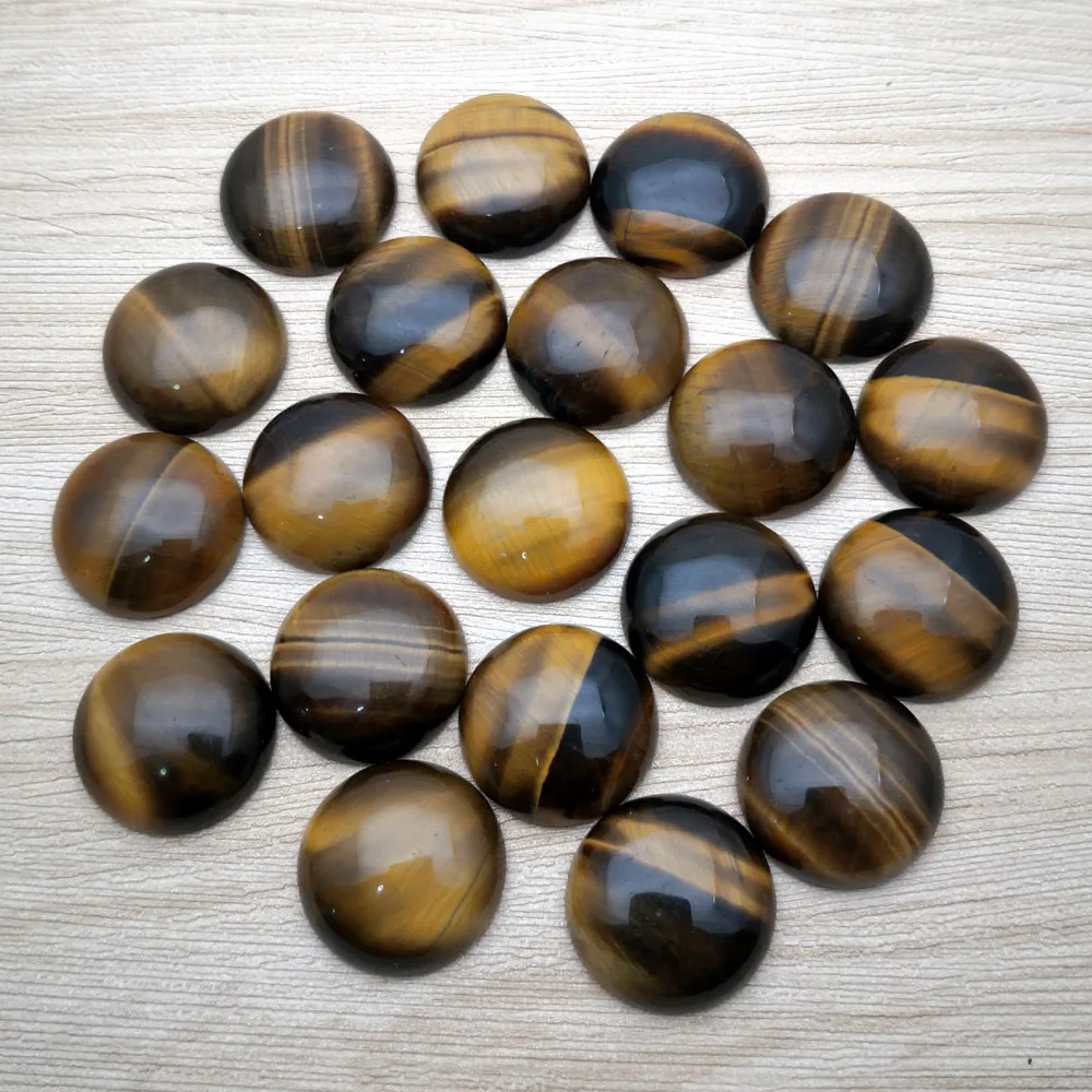 fashio 20pc tiger eye 20MM round Cabochon Natural Stone Beads for DIY Jewelry Making Necklace Good quality ring Earrings no hole
fashio 20pc tiger eye 20MM round Cabochon Natural Stone Beads for DIY Jewelry Making Necklace Good quality ring Earrings no hole