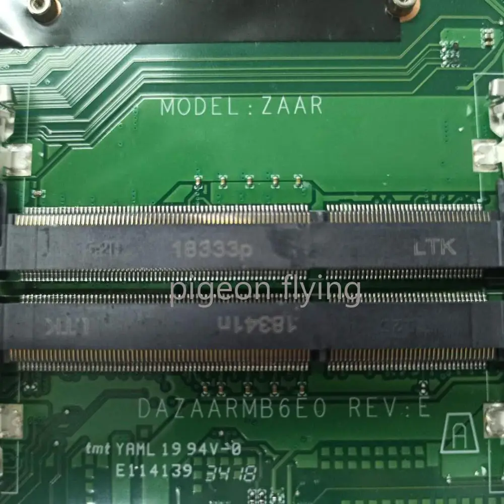 

E5-576 motheboard mainboard for Acer E5-576 E5-576G laptop ZAAR DAZAARMB6E0 CPU:I7-7500U DDR3 100% test OK NMGRV1100C8