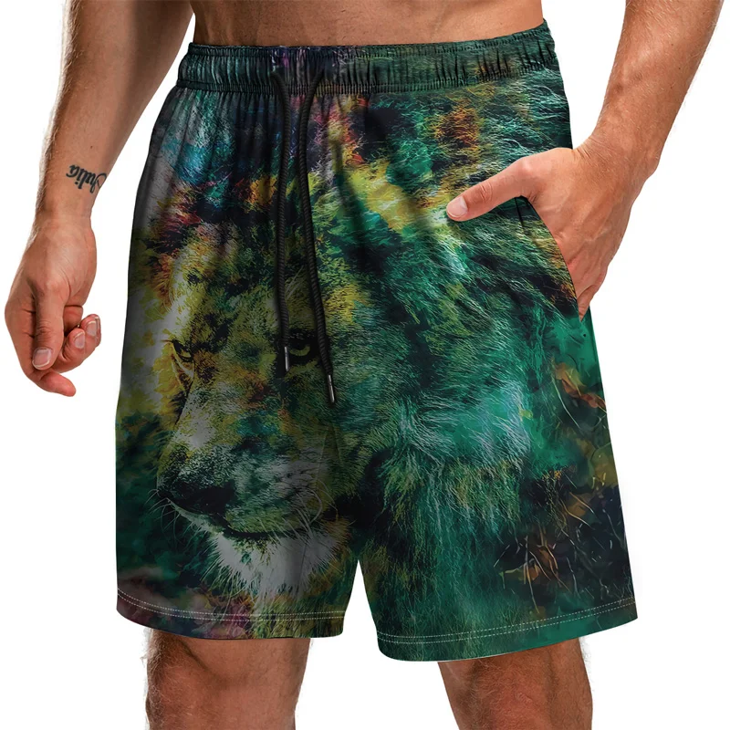 2021 New Fashion Hot Sale Digital Wild Lion Print Casual Sports Street Trend Men's Beach Pants Shorts Spring And Summer
2021 New Fashion Hot Sale Digital Wild Lion Print Casual Sports Street Trend Men's Beach Pants Shorts Spring And Summer