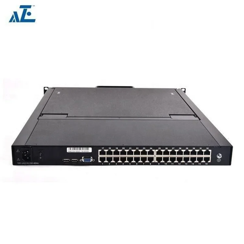 1u 32 Port Rackmount Portable KVM Console Switch 17inch Lcd Console with RJ45 port
1u 32 Port Rackmount Portable KVM Console Switch 17inch Lcd Console with RJ45 port