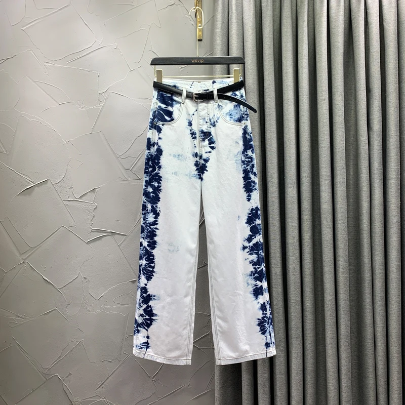 2021 INS Trendy Street Vintage Jeans Tie Dye New Summer Trousers High Waist Full Length Wide Leg Denim Pants Women Freeshipping
2021 INS Trendy Street Vintage Jeans Tie Dye New Summer Trousers High Waist Full Length Wide Leg Denim Pants Women Freeshipping