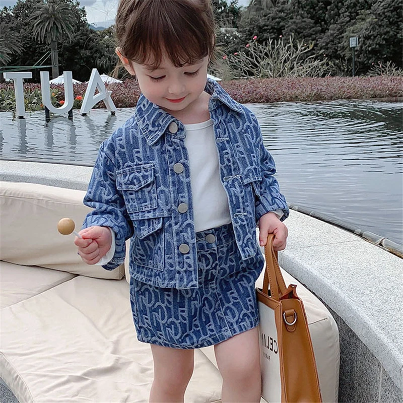 Charming Blue Children's Clothes Set Baby Girls Tops + Dress 2pcs/Set Kids Spring Summer Costume Toddler Teenage Girl Clothing
Charming Blue Children's Clothes Set Baby Girls Tops + Dress 2pcs/Set Kids Spring Summer Costume Toddler Teenage Girl Clothing