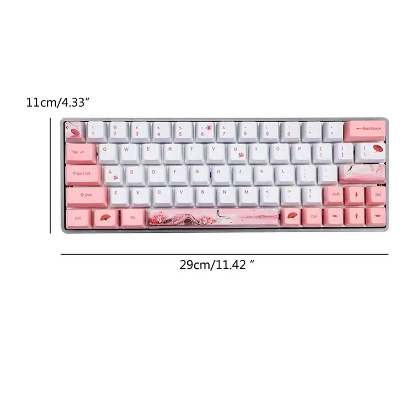 587D Dye-Sublimation Mechanical Keyboard Cute Keycaps PBT OEM Profile Keycap For GH60 GK61 GK64 Keyboard
587D Dye-Sublimation Mechanical Keyboard Cute Keycaps PBT OEM Profile Keycap For GH60 GK61 GK64 Keyboard