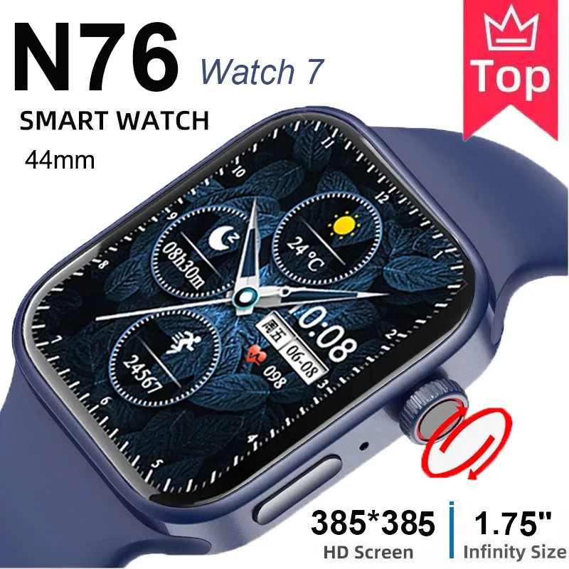 iwo Smart Watch N76 Wireless Charger 1.75 inch Men Women Smartwatch Bluetooth Call Series 7 PK W66 HW22 IWO13 for Xiaomi Phone
iwo Smart Watch N76 Wireless Charger 1.75 inch Men Women Smartwatch Bluetooth Call Series 7 PK W66 HW22 IWO13 for Xiaomi Phone