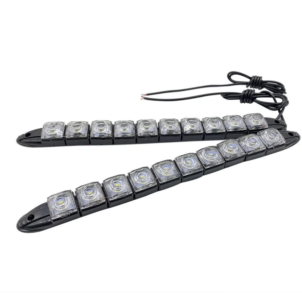 2PC LED Strip Lights 10LED 12V DRL 6000K White Daytime Running Light Fog Brake Lights IP67 Waterproof with Adhesive Dropshipping
2PC LED Strip Lights 10LED 12V DRL 6000K White Daytime Running Light Fog Brake Lights IP67 Waterproof with Adhesive Dropshipping
