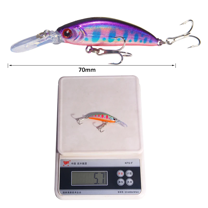 OKTOOL 7cm 5.7g Black Minnow Wobblers Pike Crankbaits Fishing Lure Artificial Bait Hard Swimbait Micro Sinking Fish Tackle Lures
OKTOOL 7cm 5.7g Black Minnow Wobblers Pike Crankbaits Fishing Lure Artificial Bait Hard Swimbait Micro Sinking Fish Tackle Lures