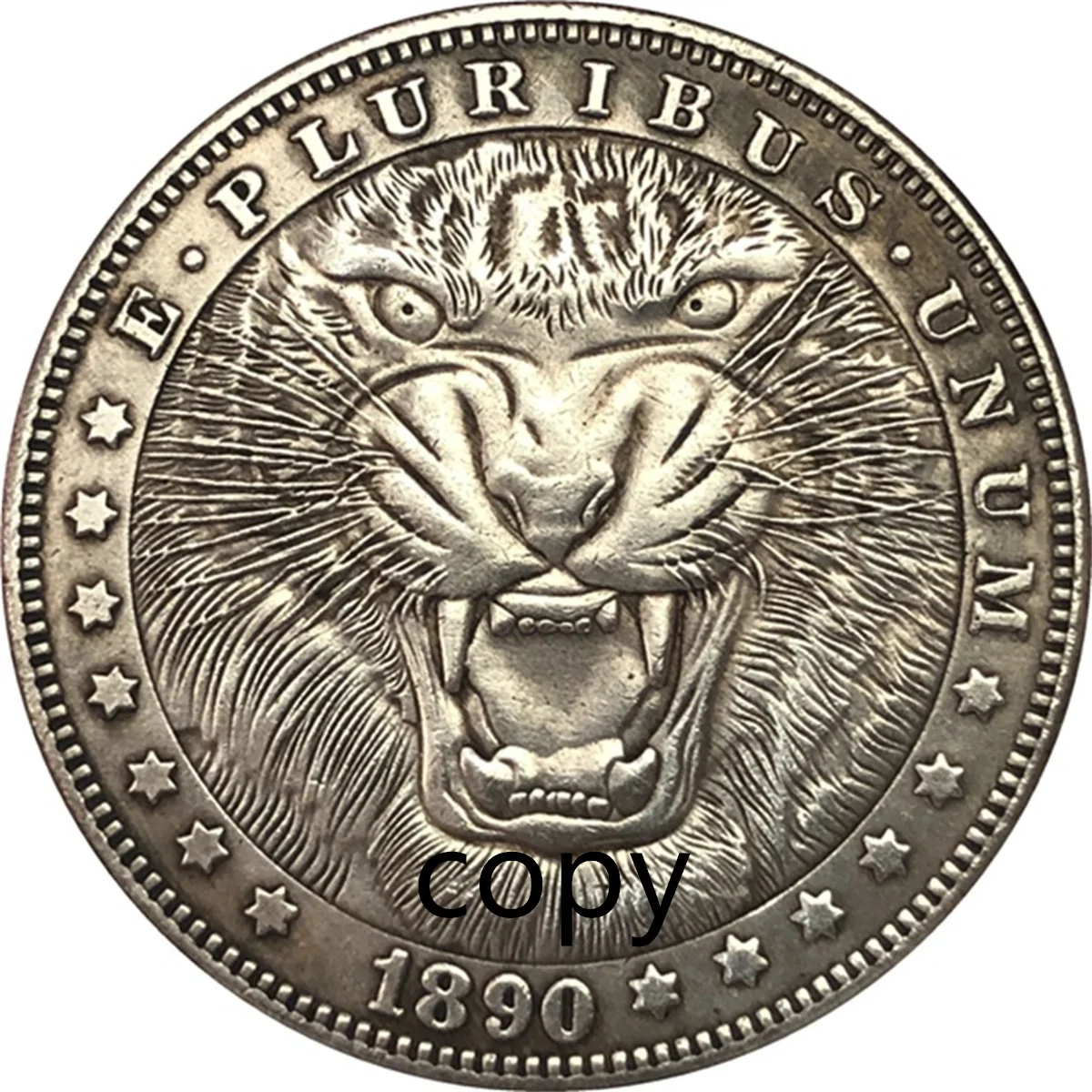 Tiger HOBO COIN Rangers COIN US Coin Gift Challenge REPLICA Commemorative Coin - REPLICA Coin Medal Coins Collection
Tiger HOBO COIN Rangers COIN US Coin Gift Challenge REPLICA Commemorative Coin - REPLICA Coin Medal Coins Collection