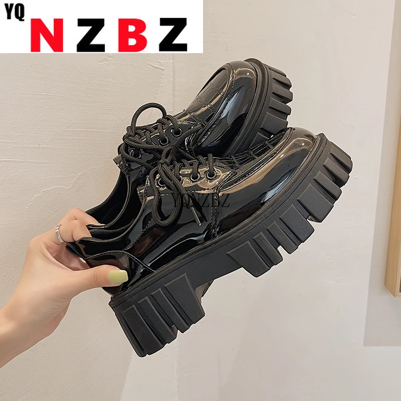 2022 Autumn New Fashtion Platform Pu Leather Women's Flat Shoes Lace-up Square Heel Thick Heel Women's Casual Loafers Shoes
2022 Autumn New Fashtion Platform Pu Leather Women's Flat Shoes Lace-up Square Heel Thick Heel Women's Casual Loafers Shoes
