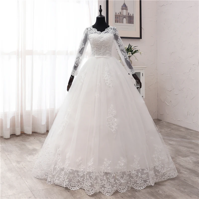 2021 Spring New Wedding Dress White V-Neck Lace Long Sleeve Plus Size Princess Wedding Bridal Dress
2021 Spring New Wedding Dress White V-Neck Lace Long Sleeve Plus Size Princess Wedding Bridal Dress