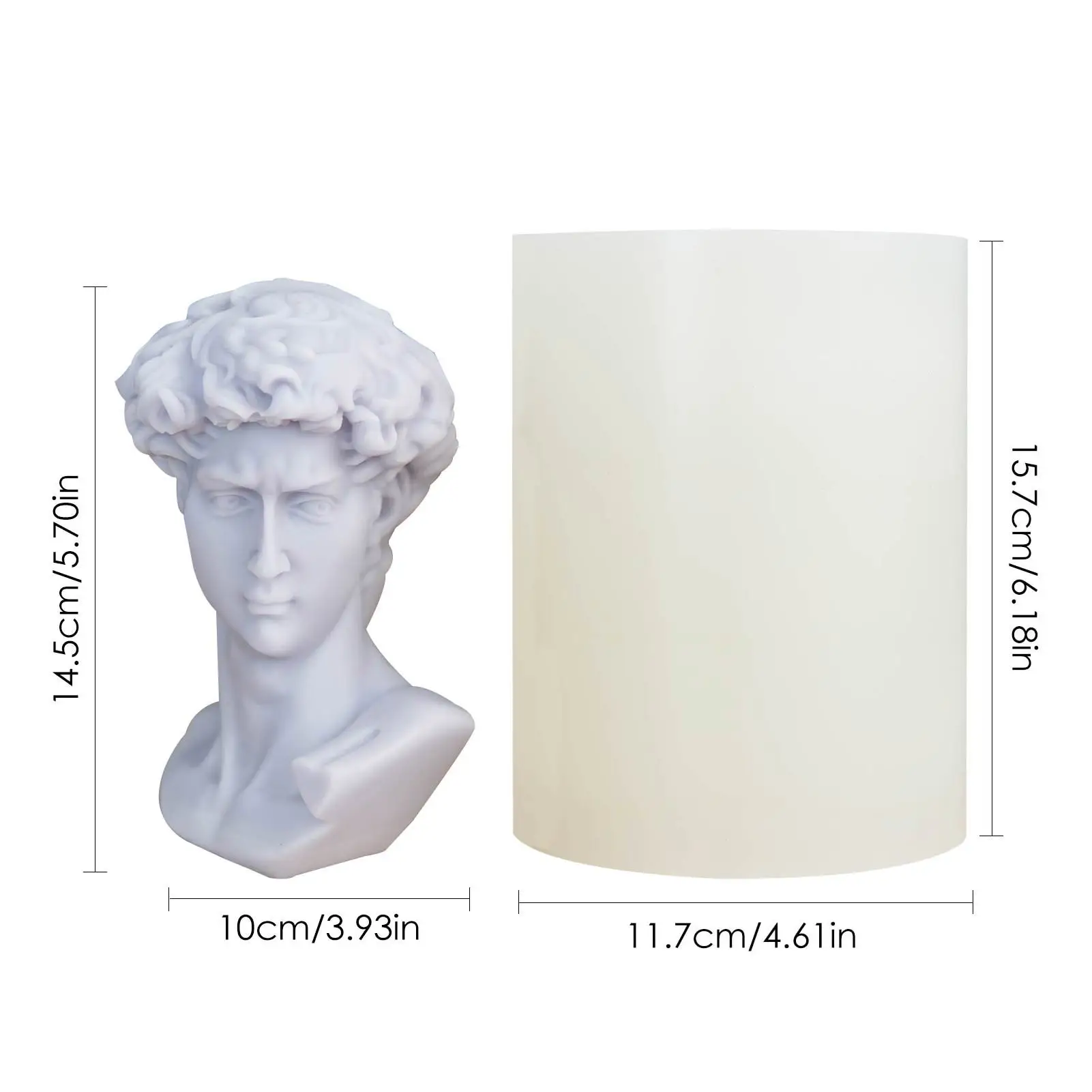 David Plaster Portrait Candle Mold Aroma therapy Candle Plaster DIY Material Mold Silicone Candle Molds 3d Silicone Candle Molds
David Plaster Portrait Candle Mold Aroma therapy Candle Plaster DIY Material Mold Silicone Candle Molds 3d Silicone Candle Molds