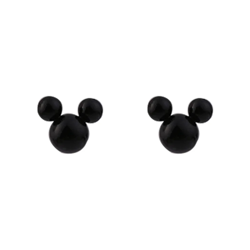 Elegant Simple Silver Black Color Mouse Shaped Stud Earrings for Women Party Hip Hop Punk Jewelry Gift
Elegant Simple Silver Black Color Mouse Shaped Stud Earrings for Women Party Hip Hop Punk Jewelry Gift