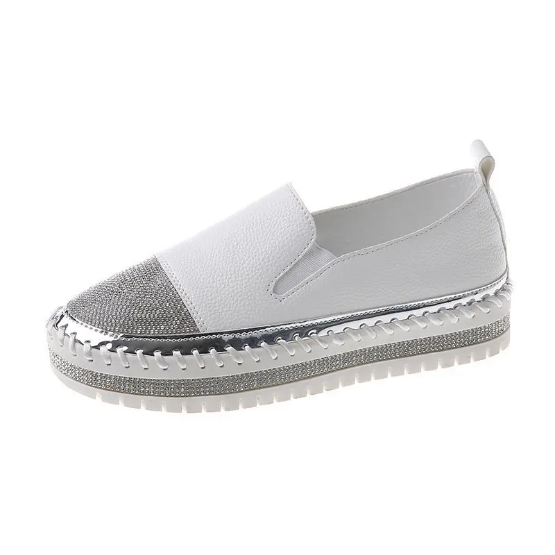 New Ins Korean College Style Casual Platform Set Foot Shoes Student Large Size Women Shoes Rhinestone Women Single Shoes Trend
New Ins Korean College Style Casual Platform Set Foot Shoes Student Large Size Women Shoes Rhinestone Women Single Shoes Trend