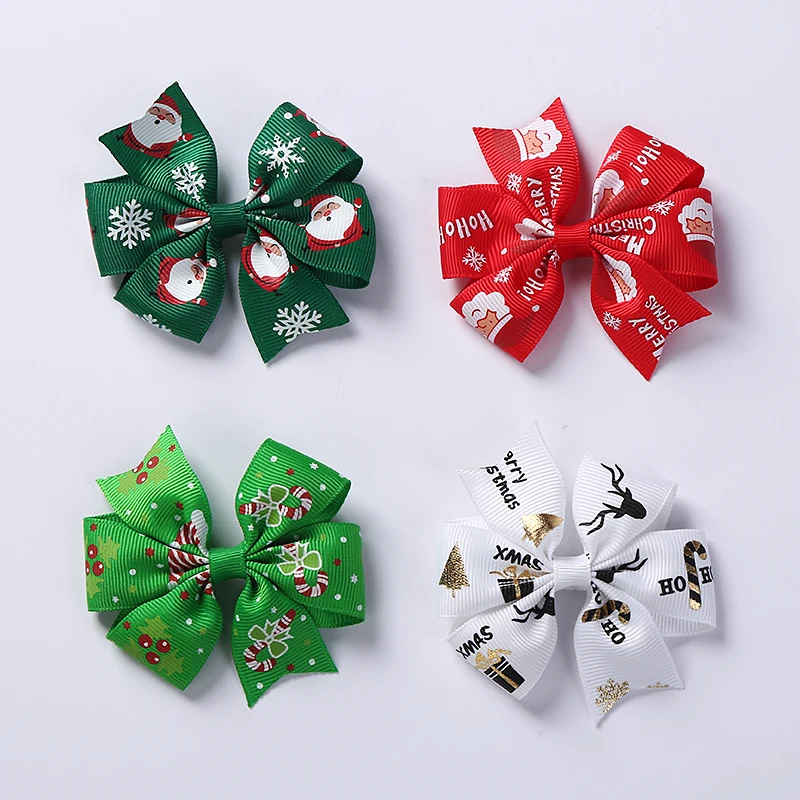 40pc/lot 2021 New Xmas Ribbon Hairbows Christmas hair bows With Clips Girls Christmas Hair Clips Hairpins Party Hair Accessories
40pc/lot 2021 New Xmas Ribbon Hairbows Christmas hair bows With Clips Girls Christmas Hair Clips Hairpins Party Hair Accessories