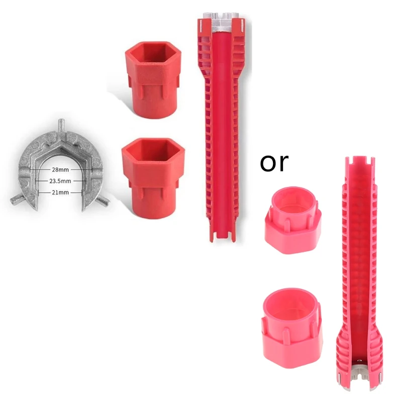 Multifunction Faucet Wrench Sink Installer Tools Water Pipe Spanner Tackle Tool for Toilet Bathroom
Multifunction Faucet Wrench Sink Installer Tools Water Pipe Spanner Tackle Tool for Toilet Bathroom