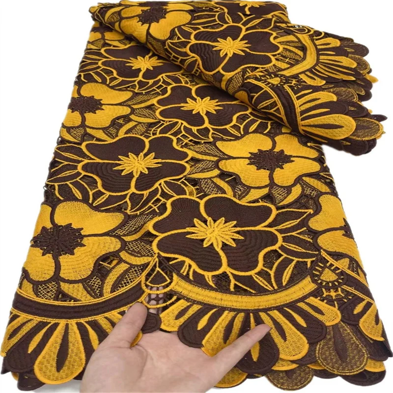 Nigerian Guipure Cord Lace Fabric 2021 High Quality African Swiss Voile Lace Embroidery French Net Fabric For Sewing Clothes
Nigerian Guipure Cord Lace Fabric 2021 High Quality African Swiss Voile Lace Embroidery French Net Fabric For Sewing Clothes