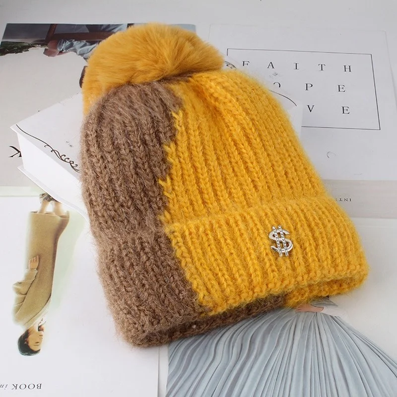 2021 New Plush Thick Warm Knitted Beanie Hats for Women Bonnet Gorros De Lana Beanies Chapeau Femme Hat Gorros Caps Cgorro Cap
2021 New Plush Thick Warm Knitted Beanie Hats for Women Bonnet Gorros De Lana Beanies Chapeau Femme Hat Gorros Caps Cgorro Cap