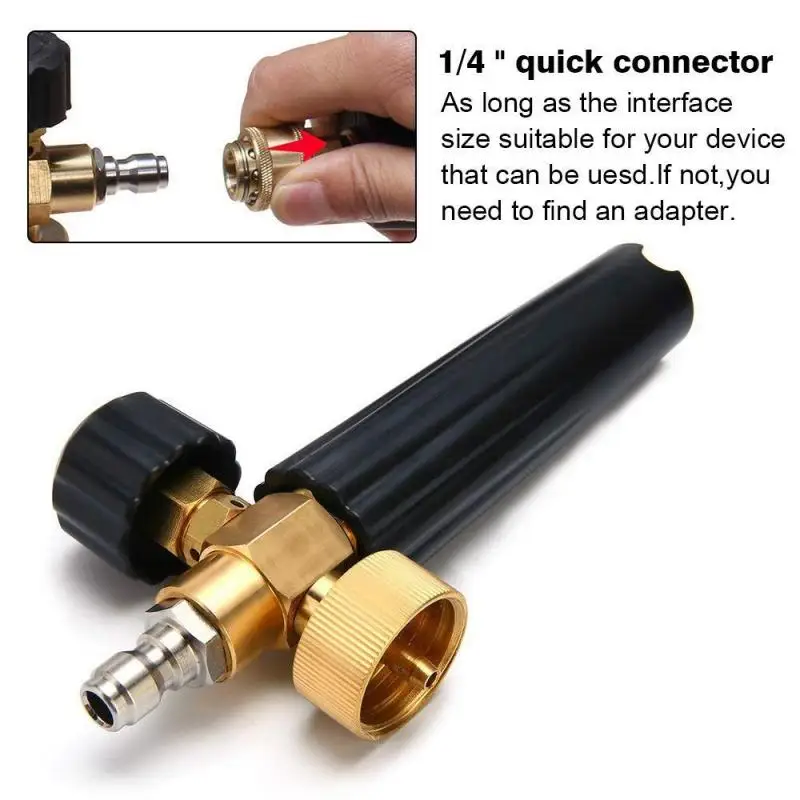Car Washer Foam Pot Car Washing Lance Clean High Pressure Garden Car Wash Foam Gun Foamer Nipple 1/4 Inch Quick Connector
Car Washer Foam Pot Car Washing Lance Clean High Pressure Garden Car Wash Foam Gun Foamer Nipple 1/4 Inch Quick Connector
