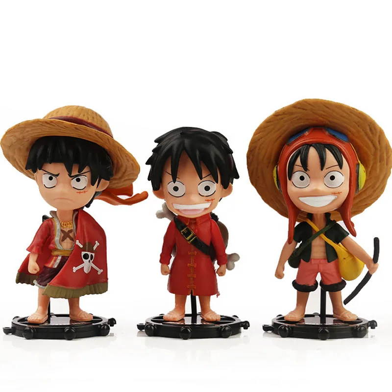 10CM 3pcs/Set Japanese Cartoons Q Version Anime Action Figures One Piece 74/48 Generation Luffy Pvc Collection Model Toys Gift
10CM 3pcs/Set Japanese Cartoons Q Version Anime Action Figures One Piece 74/48 Generation Luffy Pvc Collection Model Toys Gift