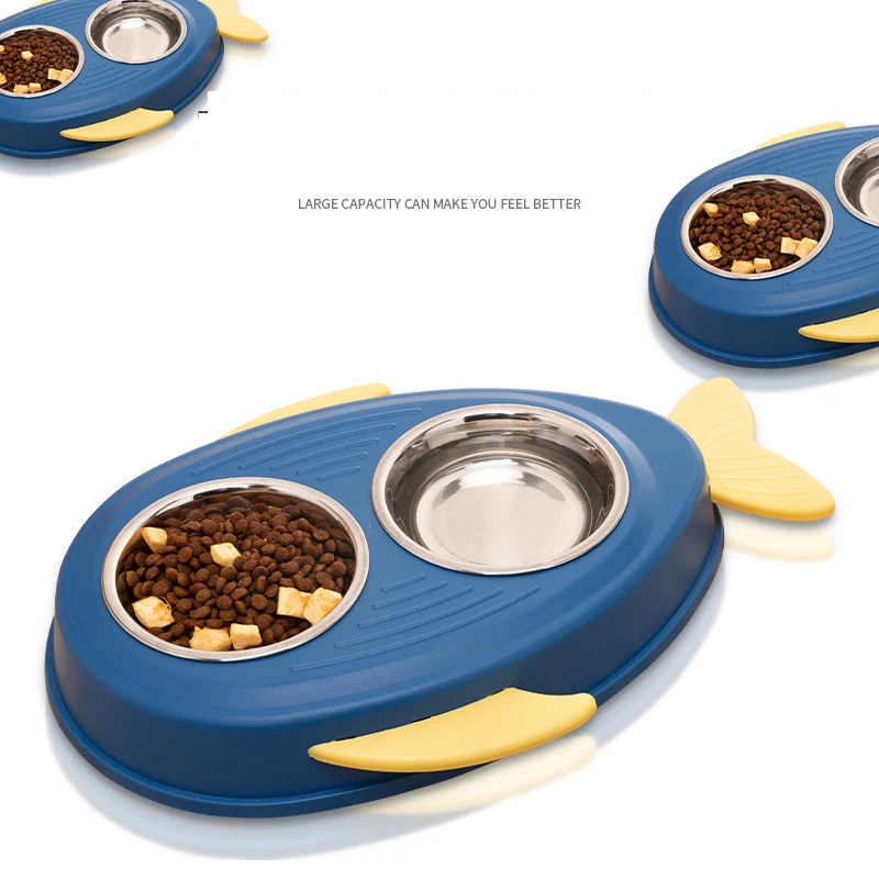 Dog Drinking Bowl Kyav Anti-slip Dog Cat Food Water Stainless Steel Double Bowl Portable поилка для кошек Cats Fish Shape Bowl
Dog Drinking Bowl Kyav Anti-slip Dog Cat Food Water Stainless Steel Double Bowl Portable поилка для кошек Cats Fish Shape Bowl
