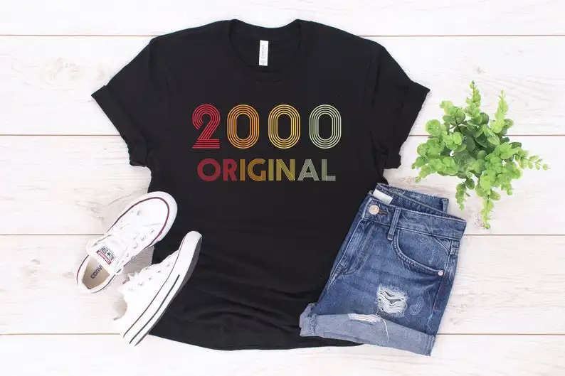 Original 2000 interesting birthday shirt limited edition birthday gift ladies summer casual shirt 100% cotton unisex y2k top
Original 2000 interesting birthday shirt limited edition birthday gift ladies summer casual shirt 100% cotton unisex y2k top